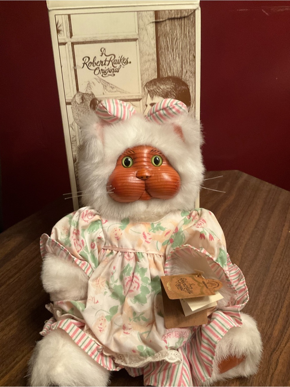 Vintage 1990s Robert Raikes Charmaine Cat signed limited edition